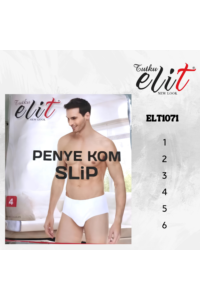 ELT1071 - Beyaz - Elit Erkek Kom Slip