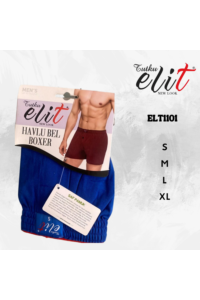 ELT1101 - Saks - Elit Erkek Havlu Bel Düz Boxer